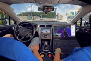 Autonomous Vehicle Testing at Mcity